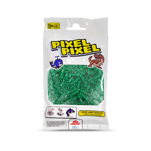 1000'lik Midi Boncuk (yeşil)-green Actıvıty Beads ( 1000 Pcs)