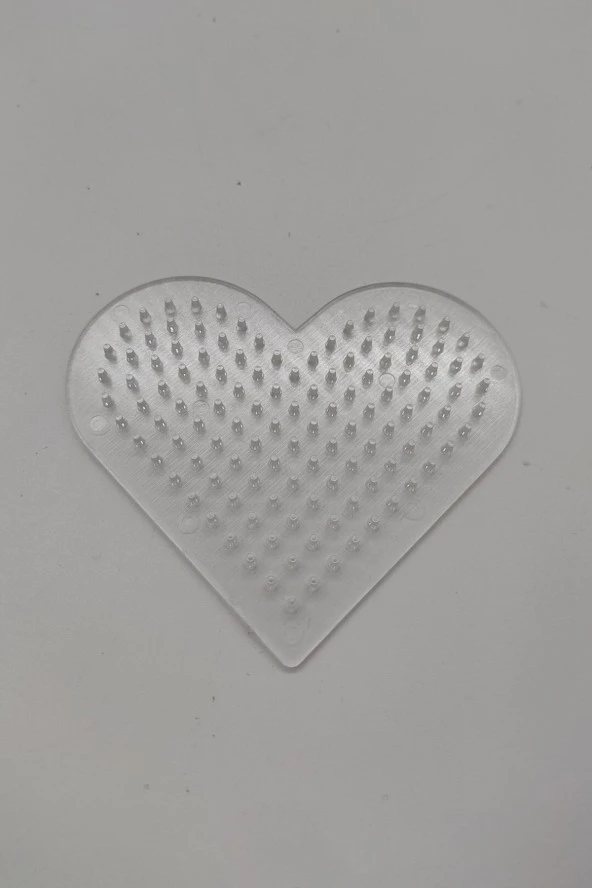 Boncuk Tablası-şeffaf Kalp Ppp16-05