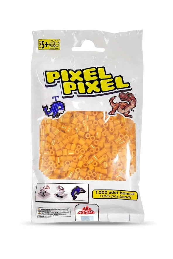 1000'lik Midi Boncuk (kavun Içi Sarı)-melon Yellow Actıvıty Beads (1000 Pcs)