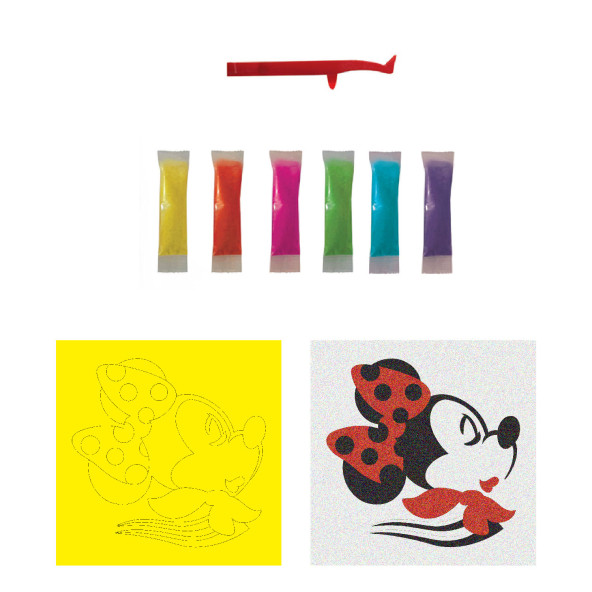 Disney Minnie Mouse Mini Kum Boyama Seti-Red Castle PM-04 - 2