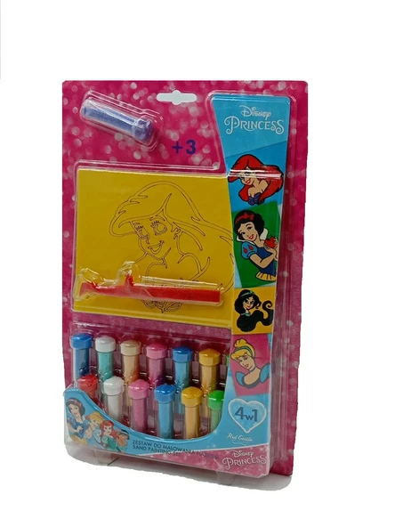 Eğitici ve Eğlenceli Kum Boyama Seti-Disney Prensesler FM-06