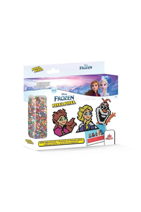Boncuk Aktivite Ve Oyuncak Seti, Disney Frozen 2000 Ad. Renkli Bb29-01