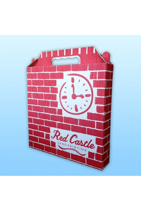 Yunuslar Saat (Clock) Kum Boyama Seti-Red Castle S-0011