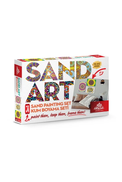 Sand Art Yetişkin Kum Boyama Seti 3 In1 Yk-02 - 2
