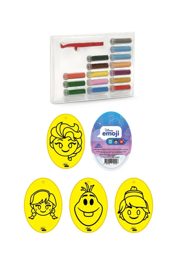 Kum Boyama Aktivite Seti Karlar Ülkesi 2 Emojiler Frozen