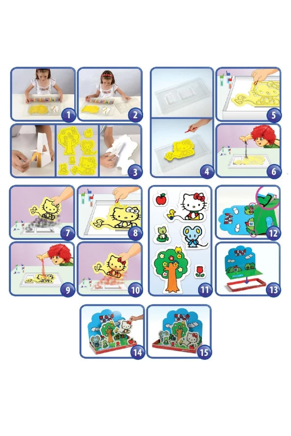 Hello Kitty 3d Büyük Kum Boyama Aktivite Seti (disney Bks-01) - 4