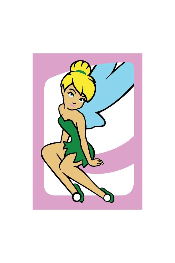 Eğitici ve Eğlenceli Disney Periler Tinker Bell Tekli Kum Boyama Seti-Red Castle SS-10 - 3