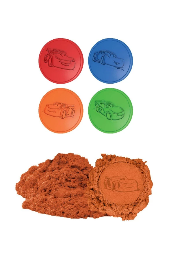Zıpır Kum Cars 3, 500 gr Poşetli, Red Castle, Zkp 500-63 - 1