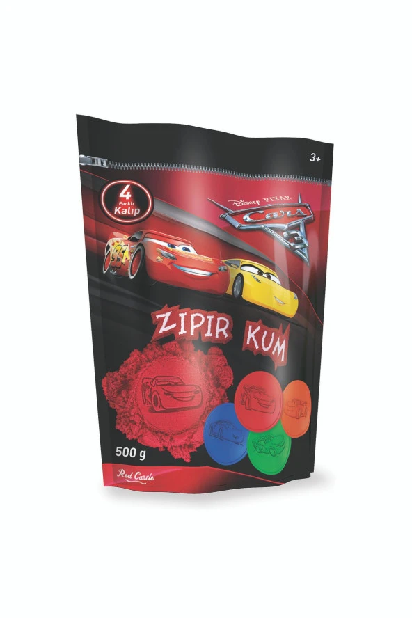 Disney Cars 3 Zıpır Kum Kırmızı 500 G- Zkp500-a1-51