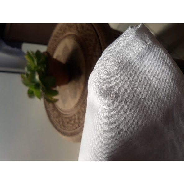 %100 Pamuklu Gabardin Mutfak Otel Servis Peçetesi 4 Adet 51 x 51 cm. - 3