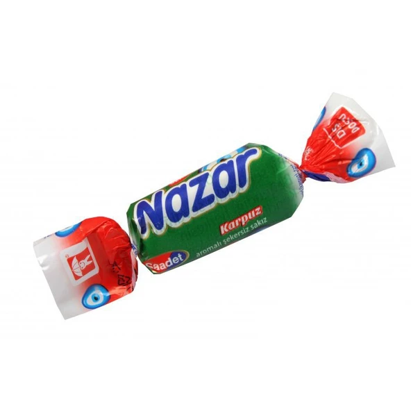 Nazar Karpuz Aromalı Sakız 100 Adet - 2