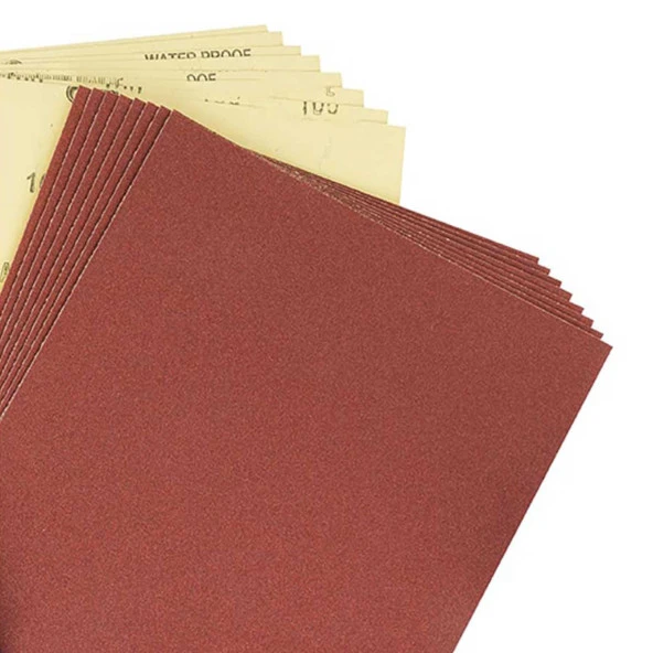 Araç Otomotiv Far Temizle Parlatma İnce Kalın Kum Su Zımpara Kağıt Set 1000-2000-3000 Kum (10 Adet) - 6