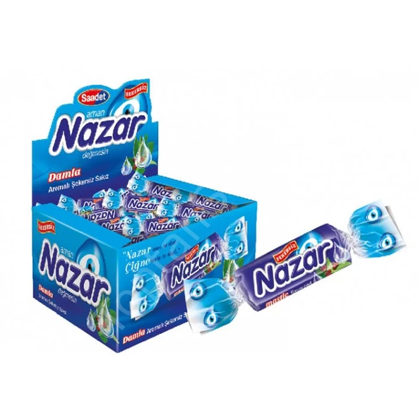 Nazar Damla Aromalı Sakız 100 Adet - 2