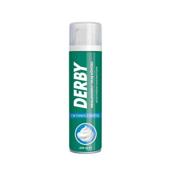 Derby Nemlendirici Tıraş Köpüğü 200ml Okyanus Esintisi