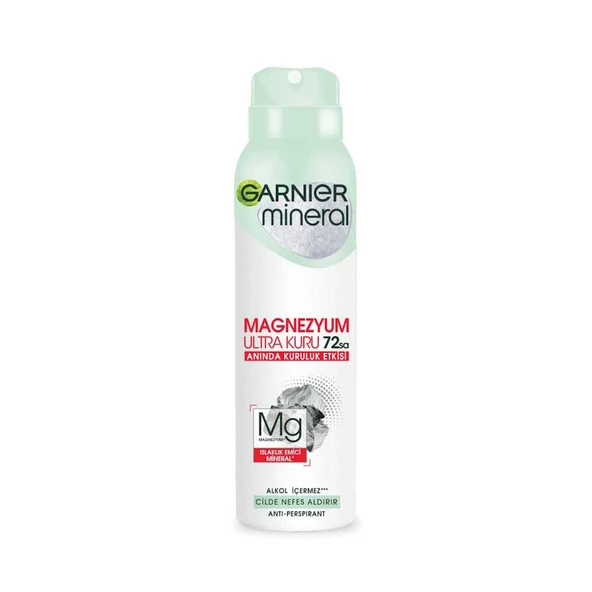 Garnier Mineral Magnezyum Ultra Kuru 72sa Deodoran ürün görseli