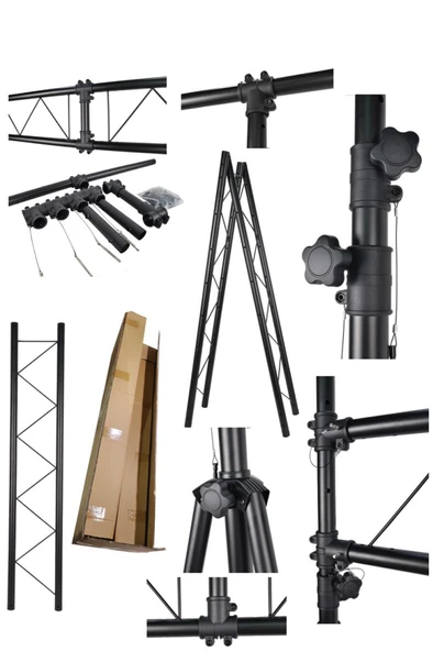 Lastvoice LS-2X Taşınabilir Seyyar Sahne Işık Standı Seti - Resim 4