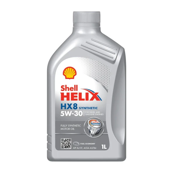 SHELL HELIX HX8 SYNTHETIC 5W30 1 LT