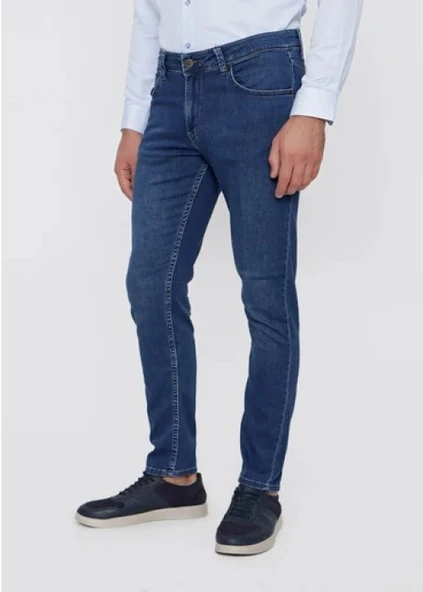 Hacker Aden T908-530 Erkek Denim Büyük Beden Likralı Kot Pantolon - Resim 3