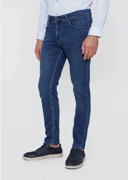 Hacker Aden T908-530 Erkek Denim Büyük Beden Likralı Kot Pantolon - 5