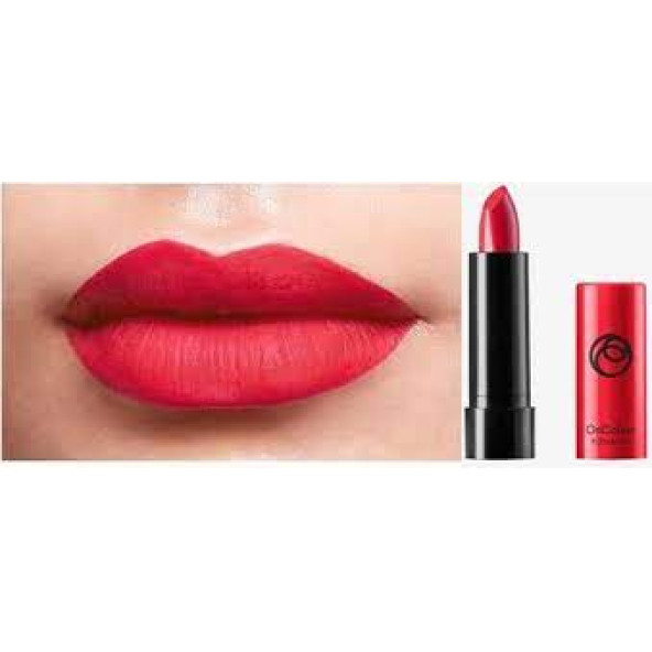 ORİFLAME Oriflame lipstick ruj haute red