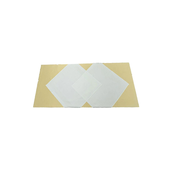 Krem 2 Adet 80cmx80cm ve Sarı 140cmx240cm Çift Kat Pamuklu Atlas Kenarlı Masa Örtüsü 3 lü Set - 3