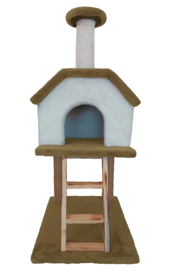 Merdivenli Katlı Kedi Evi - 3