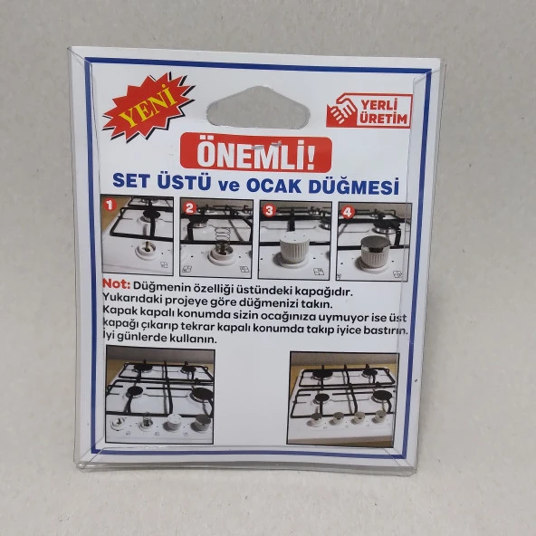 FIRIN DÜĞME 4 LÜ YAYLI SET SİYAH TAKIM - 2