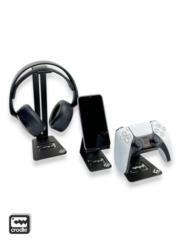 3lü Fırsat Seyahat Seti Kulaklık Gamepad Telefon ve Tablet Tutucu Metal Standı - 2
