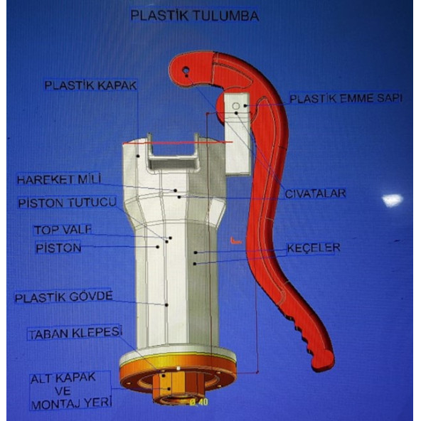 Ymk Plastik 3'' Plastik Su Tulumbası 1-1/2'' - 4