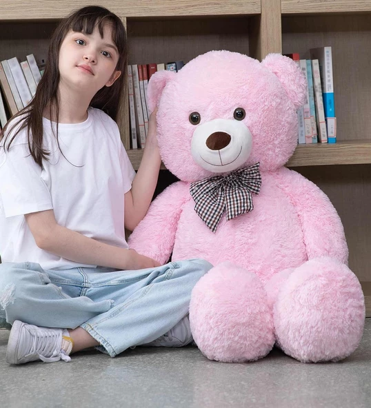 100 cm Peluş Ayı -Sevdiklerinize Özel Hediyelik Peluş Ayıcık, % 100 yerli Premium Kalite - 3