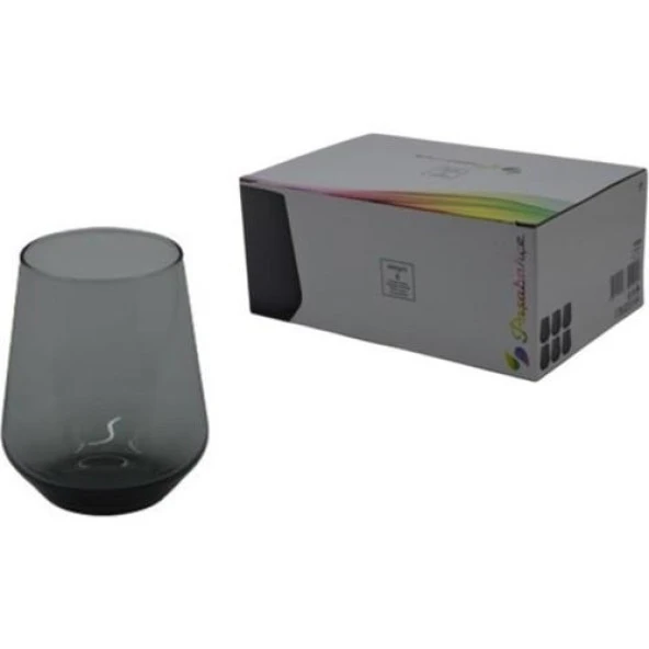 Paşabahçe 41536G Gri Allegra 6’lı Meşrubat Bardağı 425 cc