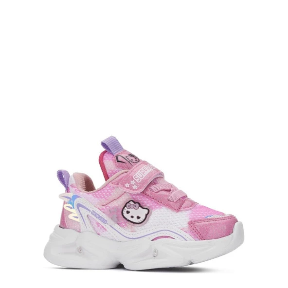 Albishoes Kız Çocuk Kız Bebek Yazlık Hafif Rahat Cırtlı Günlük Sneaker Çocuk Spor Ayakkabı (22-25)