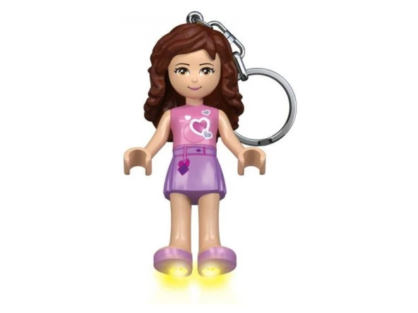 LEGO Friends KE22O Olivia Key Light with Charms - 3