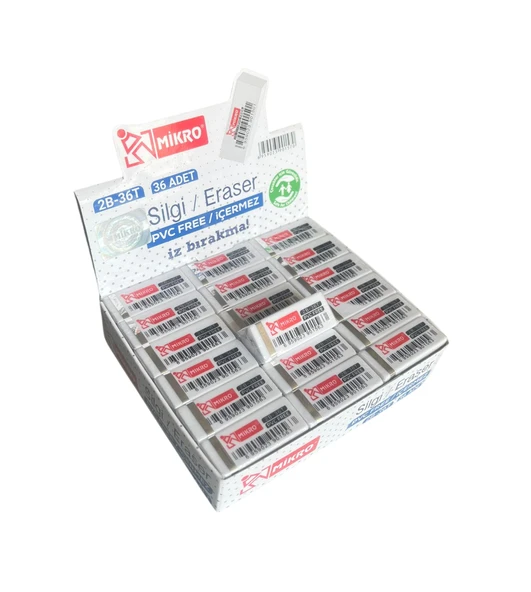 Mikro 2B-36T Silgi 36 Adet - 1