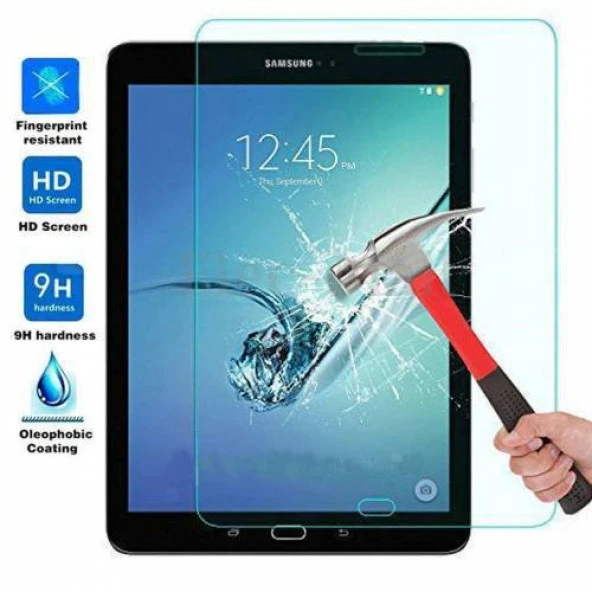 Samsung Galaxy Tab A T350 Ekran Koruyucu Kırılmaz Cam 8 inç