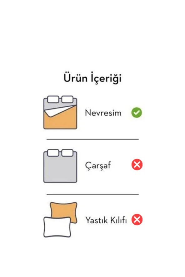 Lotusline HOME Tek Kişilik (160x220) Düz Beyaz Lüks Pamuklu Sadece Nevresim 1 Parça - 3