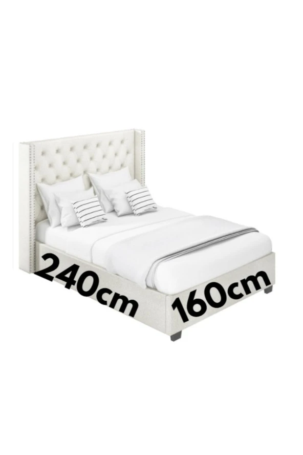 Lotusline Home Lüks Pamuklu Düz Beyaz Çarşaf Tek Kişilik 160*240 - 6