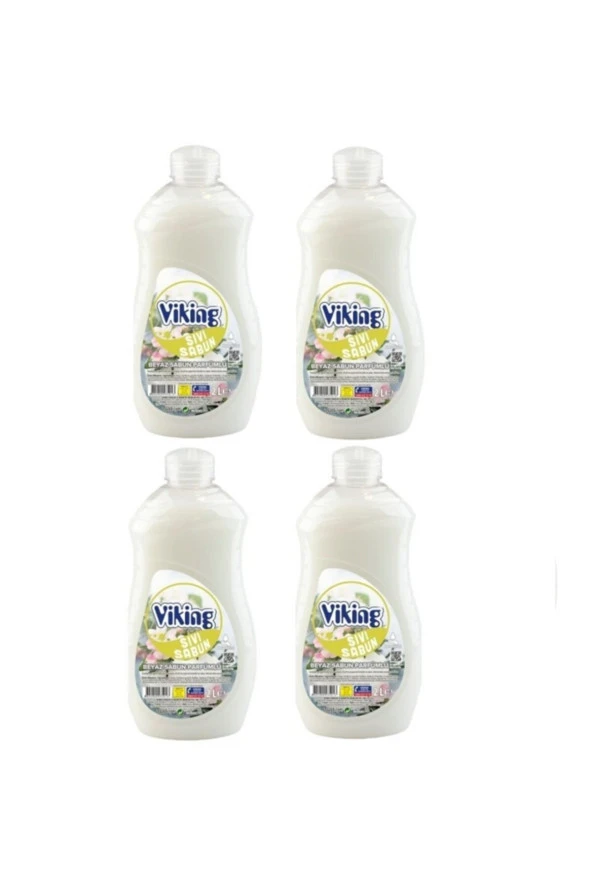 Viking Beyaz Sabun Kokulu Sıvı Sabun 2 Lt X 4 Adet