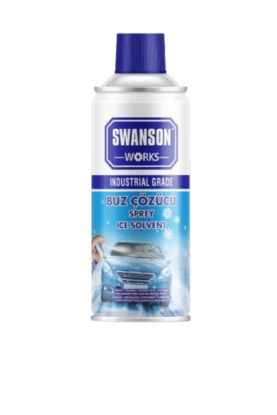 Swanson Works Oto Buz Çözücü Araba Cam Buzlanma Önleyici Buz Engelleyici Sprey 400 ML