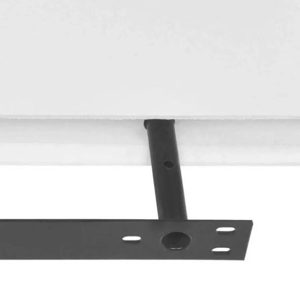 T.Concept Dekoratif, Dikdörtgen Duvar Raf Beyaz 40 x 24 x 4 Cm - 2