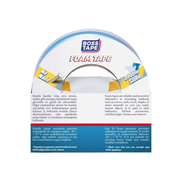 Bosstape Çift Köp.Solv.Siyah-Yeşil 48x10MT - 3