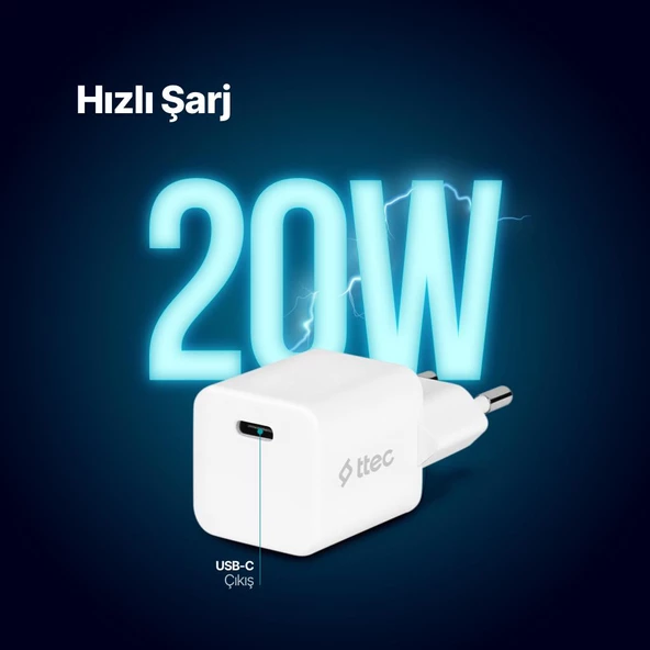 Ttec Süper Şarj Akım Korumalı PD/QC Pd Girişli 20W Şarj Başlığı İphone 15 Pro Max Şarj Başlığı Şarj - 2