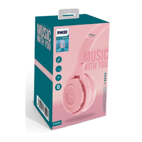 Phixi Basic HP300R Kafa üstü Bluetooth Kulaklık - 6
