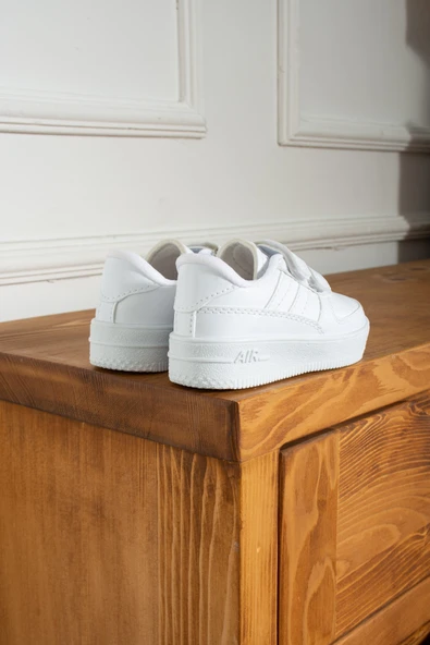 Albishoes Erkek - Kız - Çocuk Bebek Unisex Air Cırtlı Okul Ayakkabısı Sneaker Spor Ayakkabı (20-35) - 4