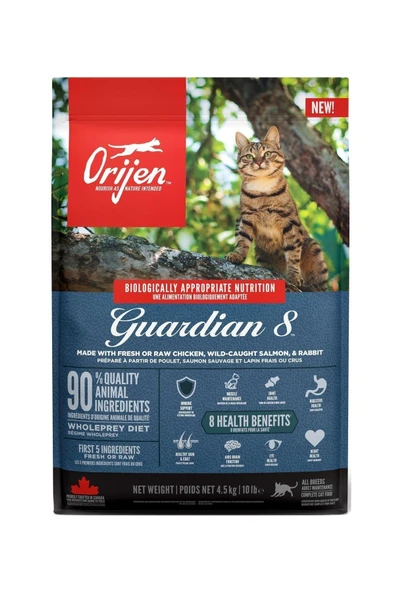 Orijen Kedi Maması Guardian 8 Kuru Mama 4.5 Kg ürün görseli 1