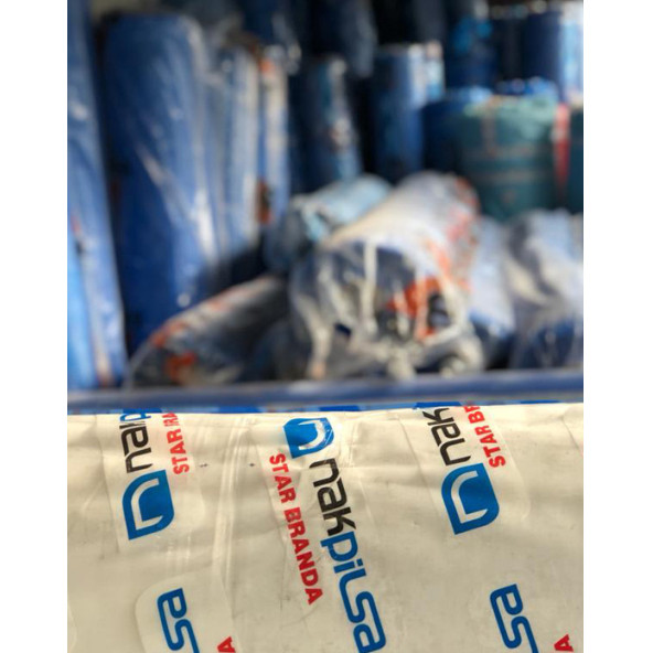 ABKPlastik STAR EBATLI BRANDA 4m x  4m MAVİ - Resim 2