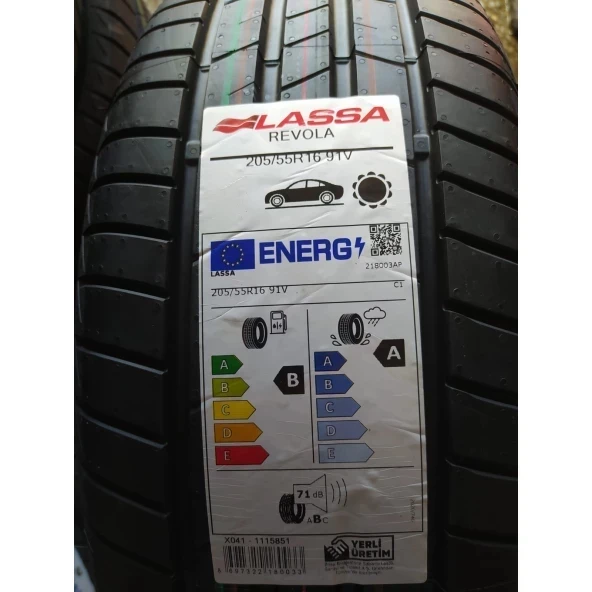 LASSA 205/55R16 91V REVOLA 2024 ÜRETİM - 3