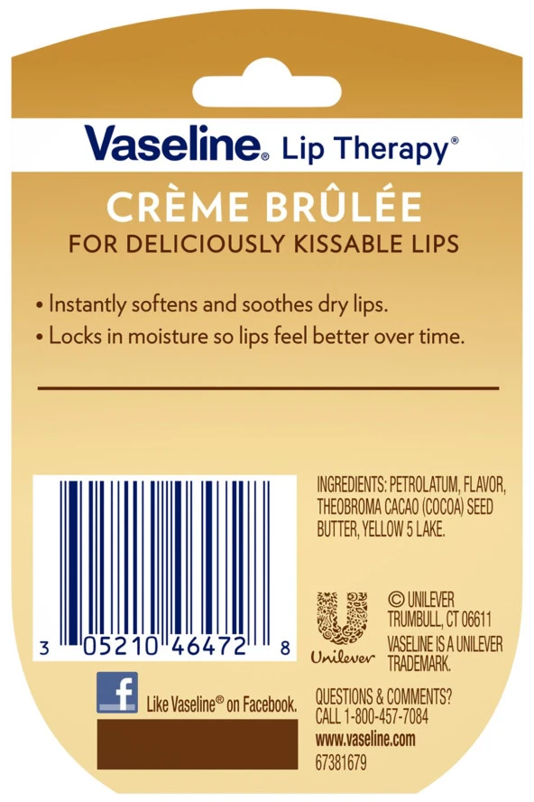 Vaseline Creme Brulee Dudak Kremi 7GR - Resim 2
