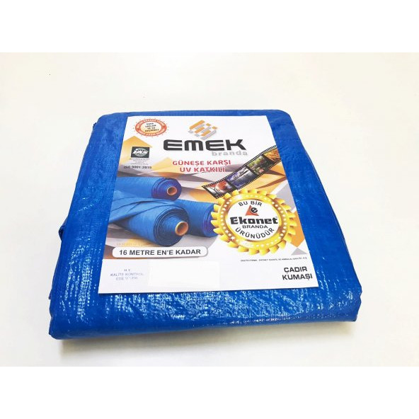 ABKPlastik EBATLI BRANDA 4m x 5m MAVİ - Resim 3
