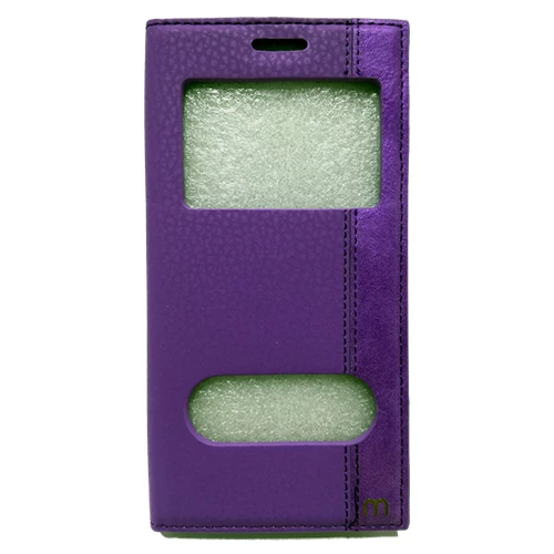 Samsung Galaxy J5 Pencereli Kapaklı Magnum Kılıf - Resim 4